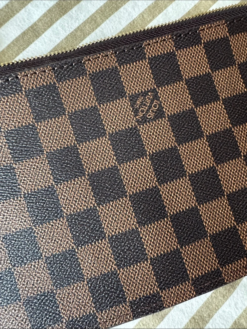 Louis Vuitton **price reflects